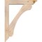 Ekena Millwork Legacy Traditional Smooth Bracket w/ Offset Brace, Douglas Fir, 5 1/2"W x 28"D x 36"H BKT0604X28X36LEC01SDF - alternate 4